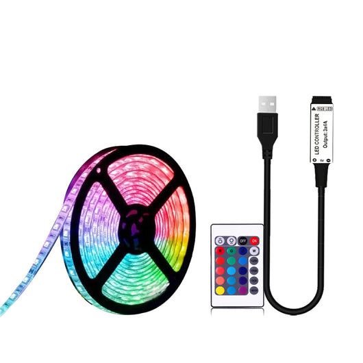 Tira LED RGB 5050 con Control Remoto para TV - Luz Ambiental IP65 Decorativa - Image 10