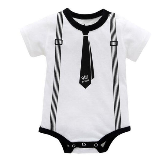 Enterizo de Gateo para Bebé en Algodón Khaki con Patrón Triangular - Image 11