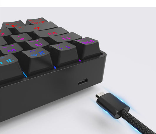 Teclado Mecánico Inalámbrico con Keycaps PBT Coloridos - Image 12