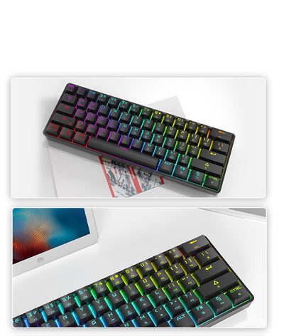 Teclado Mecánico Inalámbrico con Keycaps PBT Coloridos - Image 16