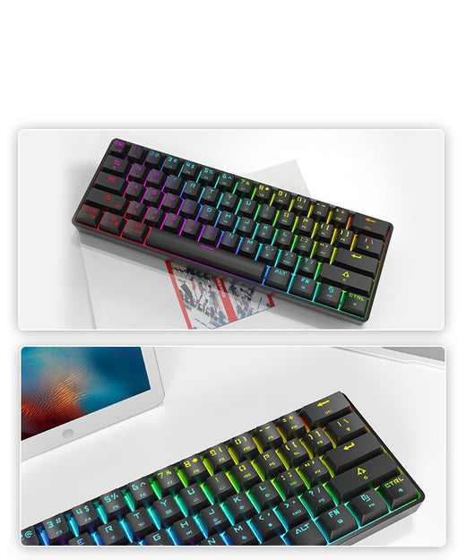 Teclado Mecánico Inalámbrico con Keycaps PBT Coloridos - Image 16