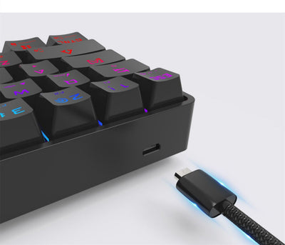 Teclado Mecánico Inalámbrico con Keycaps PBT Coloridos - Image 8