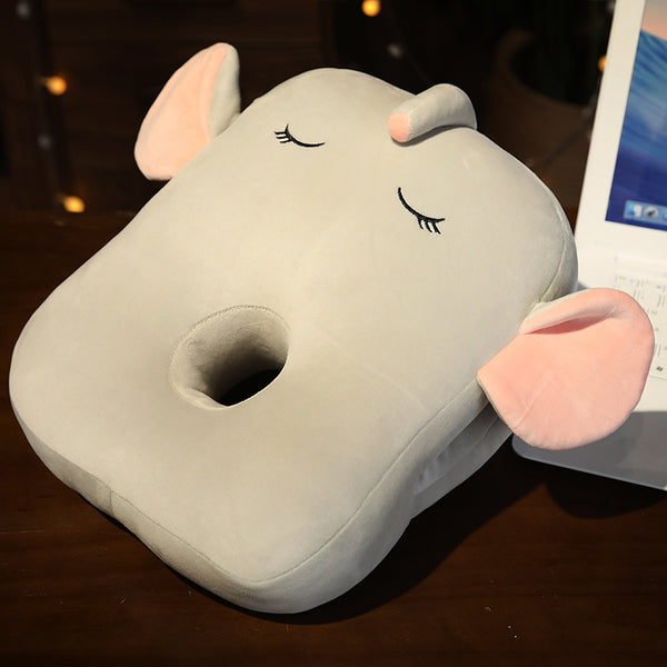 Almohada Fresca de Doble Cara con Seda de Hielo y Algodón - Diseño Infantil