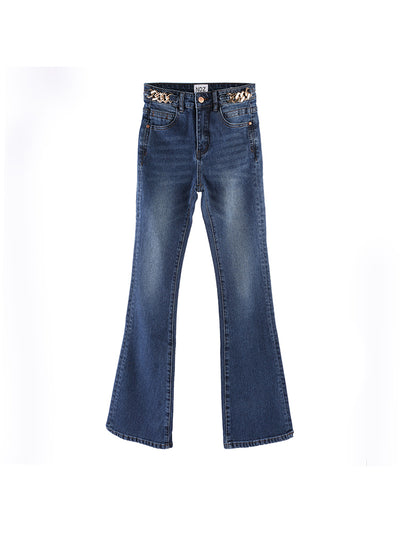 Pantalones Micro Acampanados de Cintura Alta y Corte Suelto - Image 2