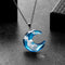 Fashion Jewelry Azul Sky And Baiyun Forest Series Transparente Moon Resin Pendant Azul
