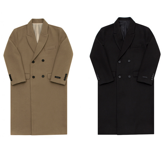 Abrigo de Lana Hombre Estilo Británico Moda Coreana Invierno Corte Medio - Image 8