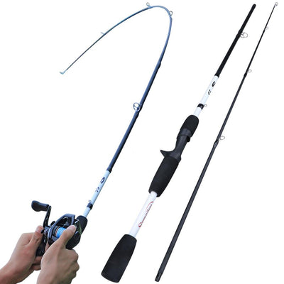 Caña de Pescar Sougayilang Fibra de Carbono - Spinning y Casting