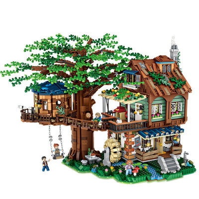 Casa del Árbol Bosque - Set de 4761 Bloques de Construcción con Figuras DIY