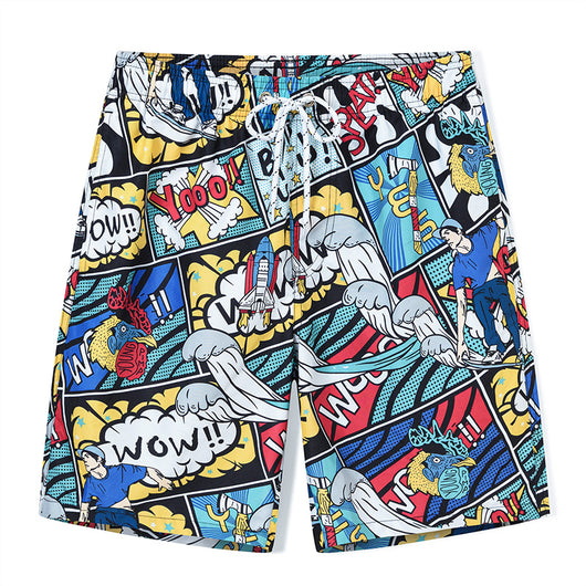 Pantalones de Playa Cortos Secado Rápido - Shorts Deportivos para Hombre Talla Grande - Image 4