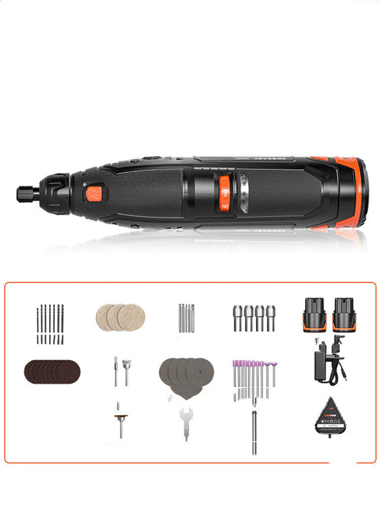 Minigrabadora Eléctrica Inalámbrica con Batería Recargable - Kit Completo para Grabado y Carpintería - Image 2