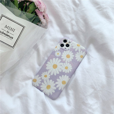 Funda para Celular Apple Xs Max con Diseño de Margarita Morada Estilo Pintura al Óleo - Image 7