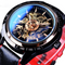 Reloj Mecánico Automático Impermeable para Hombre con Esfera Hueca