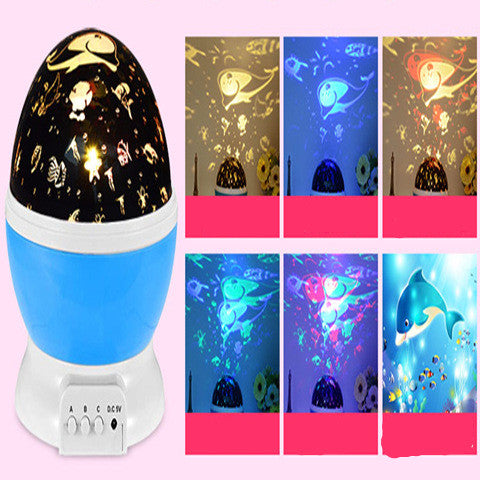 Proyector de Estrellas LED Giratorio - Lámpara de Noche USB Galaxia - Image 8