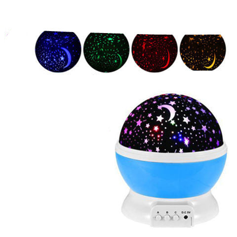Proyector de Estrellas LED Giratorio - Lámpara de Noche USB Galaxia - Image 4