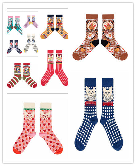 Calcetines Divertidos de Dibujos Animados para Hombre y Mujer - Image 20