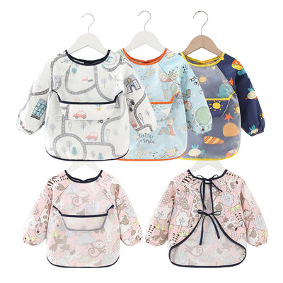 Babero Impermeable de Manga Larga Resistente para Bebé - Image 9