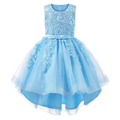 Vestido de Princesa Verano con Falda de Tul Brillante para Niñas 3-12 Años - Image 5