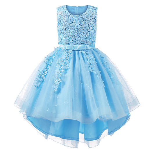 Vestido de Princesa Verano con Falda de Tul Brillante para Niñas 3-12 Años - Image 5