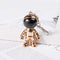 Colar e Chaveiro Espacial Coreano Hip Hop com Design de Cruz