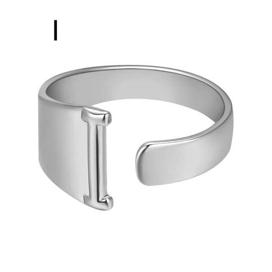 Anillo Ajustable de Letras Iniciales en Oro - Diseño Personalizado Abierto - Image 10