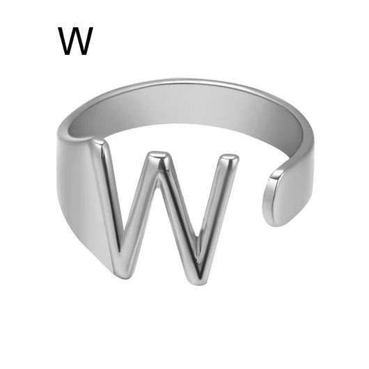 Anillo Ajustable de Letras Iniciales en Oro - Diseño Personalizado Abierto - Image 25