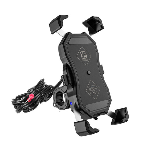 Cargador Rápido QC3.0 15W para Moto con Soporte de Teléfono - Image 5