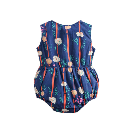 Chaleco Floral sin Mangas con Cuello Solapa - Estampado Bambú y Flores - Image 7