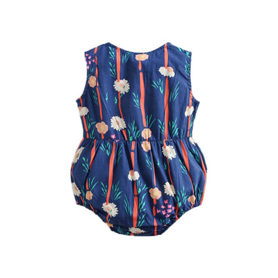 Chaleco Floral sin Mangas con Cuello Solapa - Estampado Bambú y Flores - Image 5