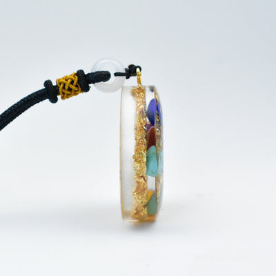 Colgante de Orgonita con Cristales Naturales de los Siete Chakras - Image 9