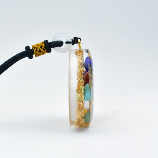 Colgante de Orgonita con Cristales Naturales de los Siete Chakras - Image 9