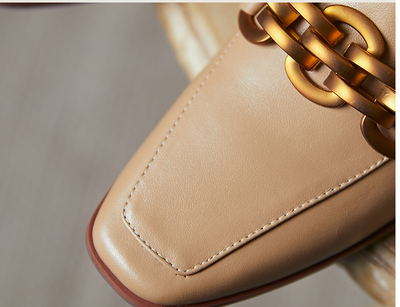 Zapatos Planos con Punta Cuadrada y Hebilla Metálica - Image 17