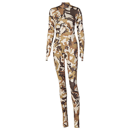 Enterizo Deportivo de Manga Larga Camuflaje Moldeador - Image 8