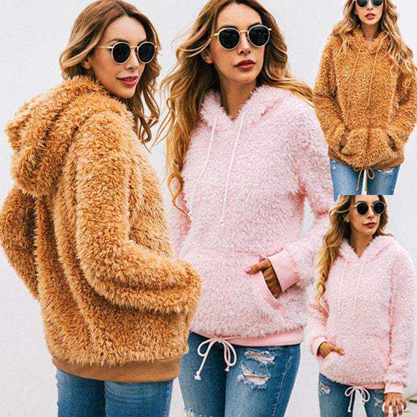 Blusa Deportiva con Capucha y Bolsillos para Otoño e Invierno
