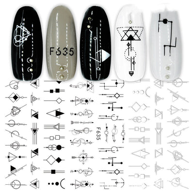 Calcomanías de Uñas 3D con Estampado en Caliente - Diseños Japoneses, Europeos y Americanos - Image 11
