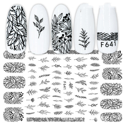 Calcomanías de Uñas 3D con Estampado en Caliente - Diseños Japoneses, Europeos y Americanos - Image 17