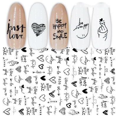 Calcomanías de Uñas 3D con Estampado en Caliente - Diseños Japoneses, Europeos y Americanos - Image 3