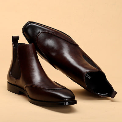 Botas Martin de Cuero Genuino para Hombre - Diseño Puntiagudo Premium - Image 2