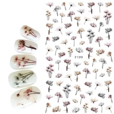Parches de Uñas con Flores Secas - Adhesivo Fotocurable Premium - Image 9