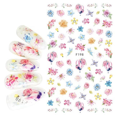 Parches de Uñas con Flores Secas - Adhesivo Fotocurable Premium - Image 4