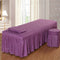 Check Morado Individual Bed Skirt Square Head 180 X 60