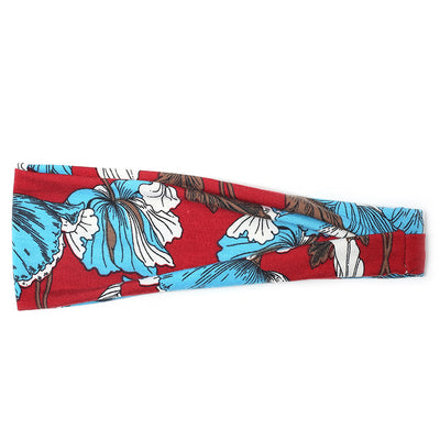 Banda Elástica Deportiva Floral para Yoga y Running - Absorbe Sudor - Image 15