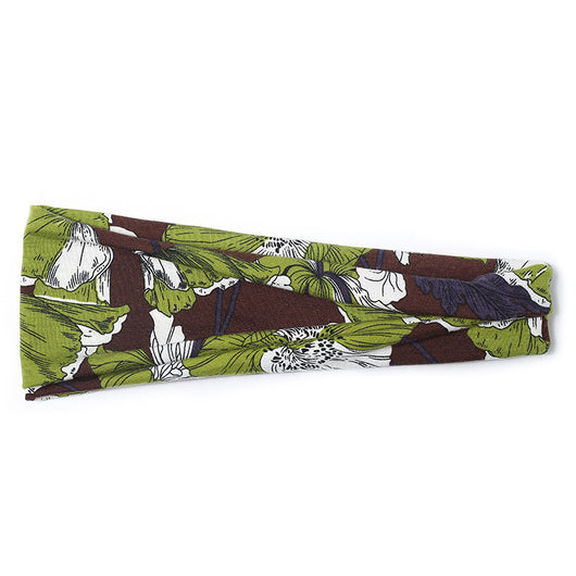 Banda Elástica Deportiva Floral para Yoga y Running - Absorbe Sudor - Image 12