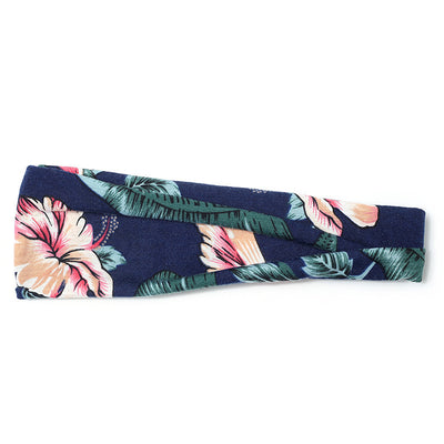 Banda Elástica Deportiva Floral para Yoga y Running - Absorbe Sudor - Image 8