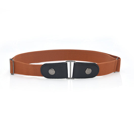 Cinturón Elástico de Cuero Ajustable Invisible - Diseño Minimalista Versátil - Image 5