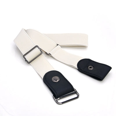 Cinturón Elástico de Cuero Ajustable Invisible - Diseño Minimalista Versátil - Image 4