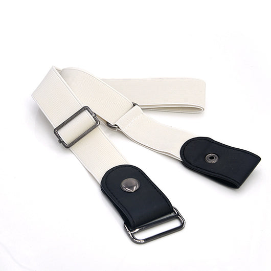 Cinturón Elástico de Cuero Ajustable Invisible - Diseño Minimalista Versátil - Image 4