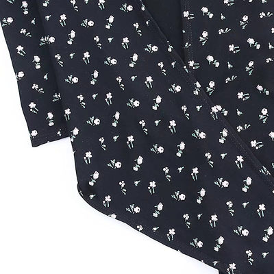 Blusa Envolvente con Estampado Floral y Escote V - Image 12