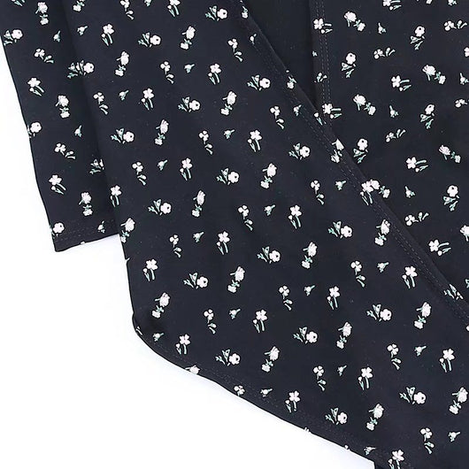 Blusa Envolvente con Estampado Floral y Escote V - Image 12