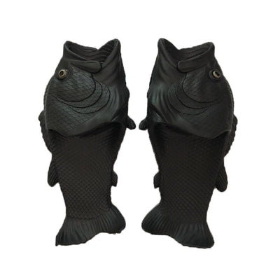 Zapatos Creativos con Diseño de Pez Salado - Estilo Único y Divertido