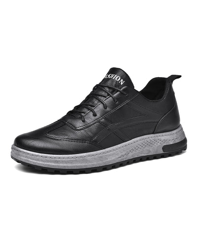 Zapatos Casuales de Cuero Negro para Hombre - Image 14